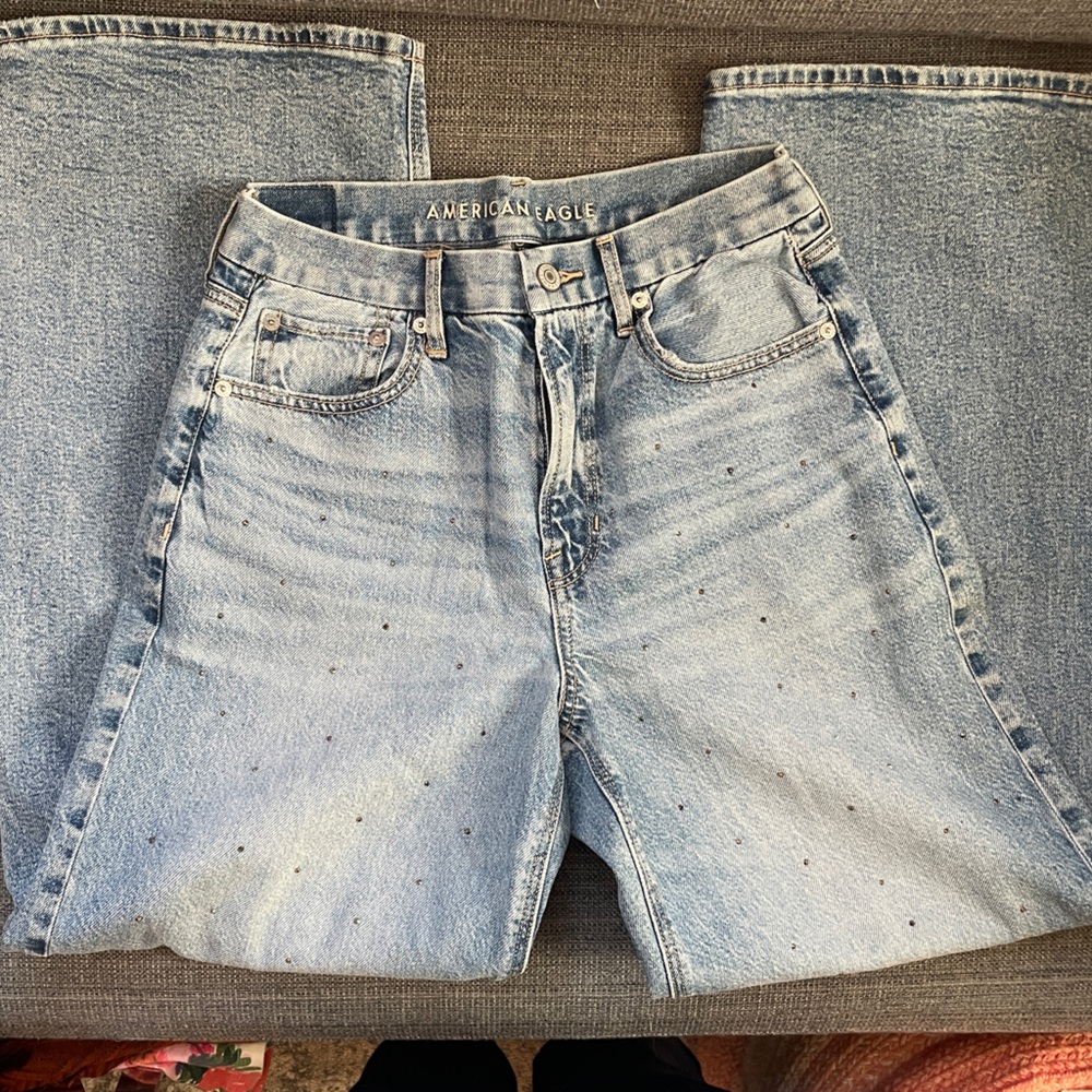 Wide leg jeans